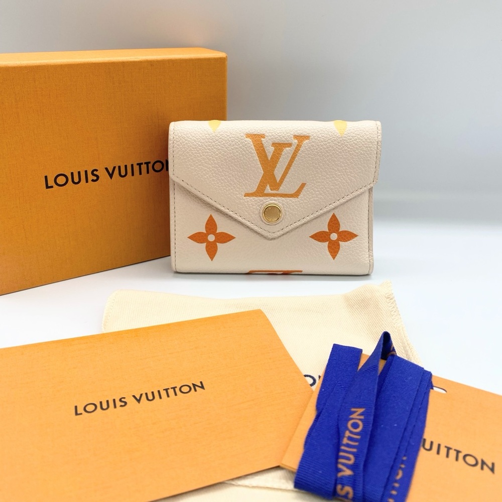 Louis Vuitton Monogram Empreinte Portefeuille Victorine Tri-fold Wallet